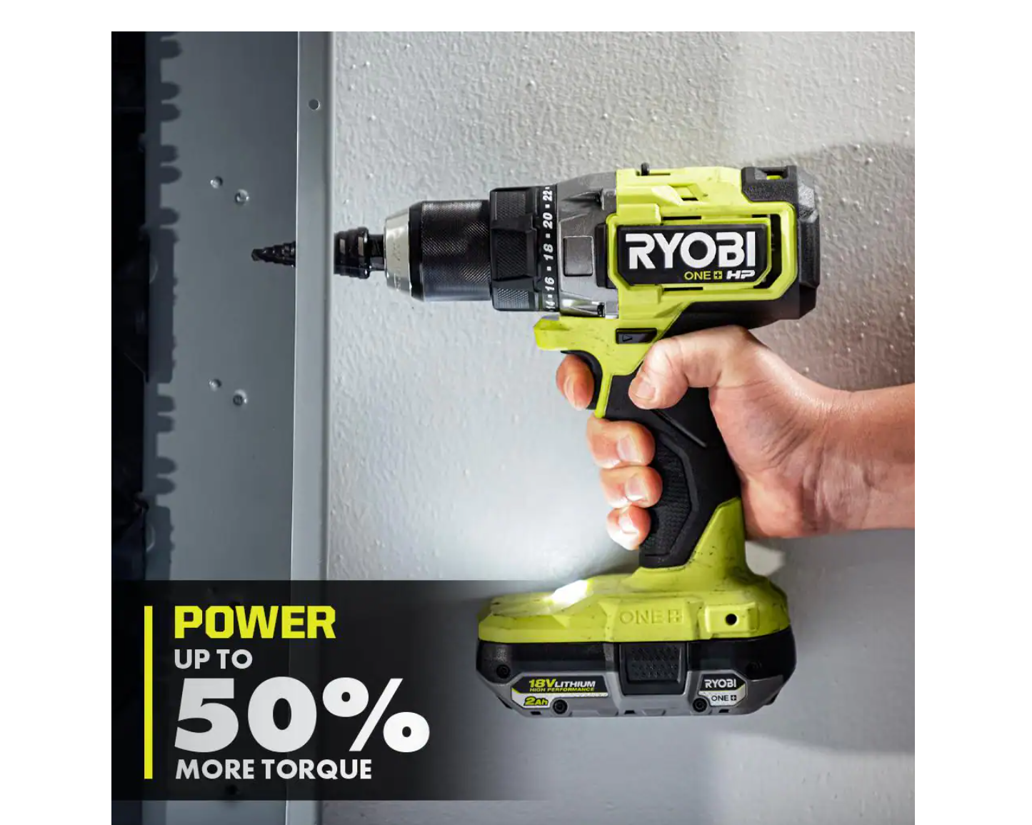 RYOBI PBLDD01B ONE+ HP 18V Brushless Cordless 1/2 in. Drill/Driver (Tool Only)