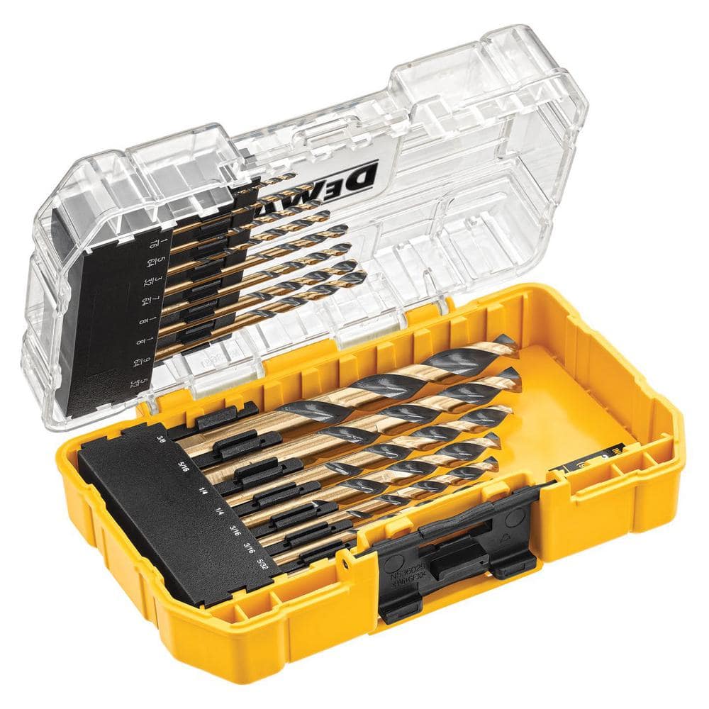 DEWALT Black and Gold Drill Bit Set (15-Piece) DWA1195