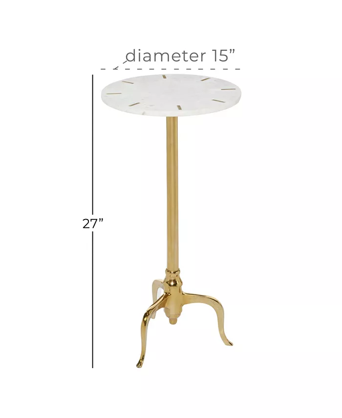 Rosemary Lane Contemporary Marble Accent Table