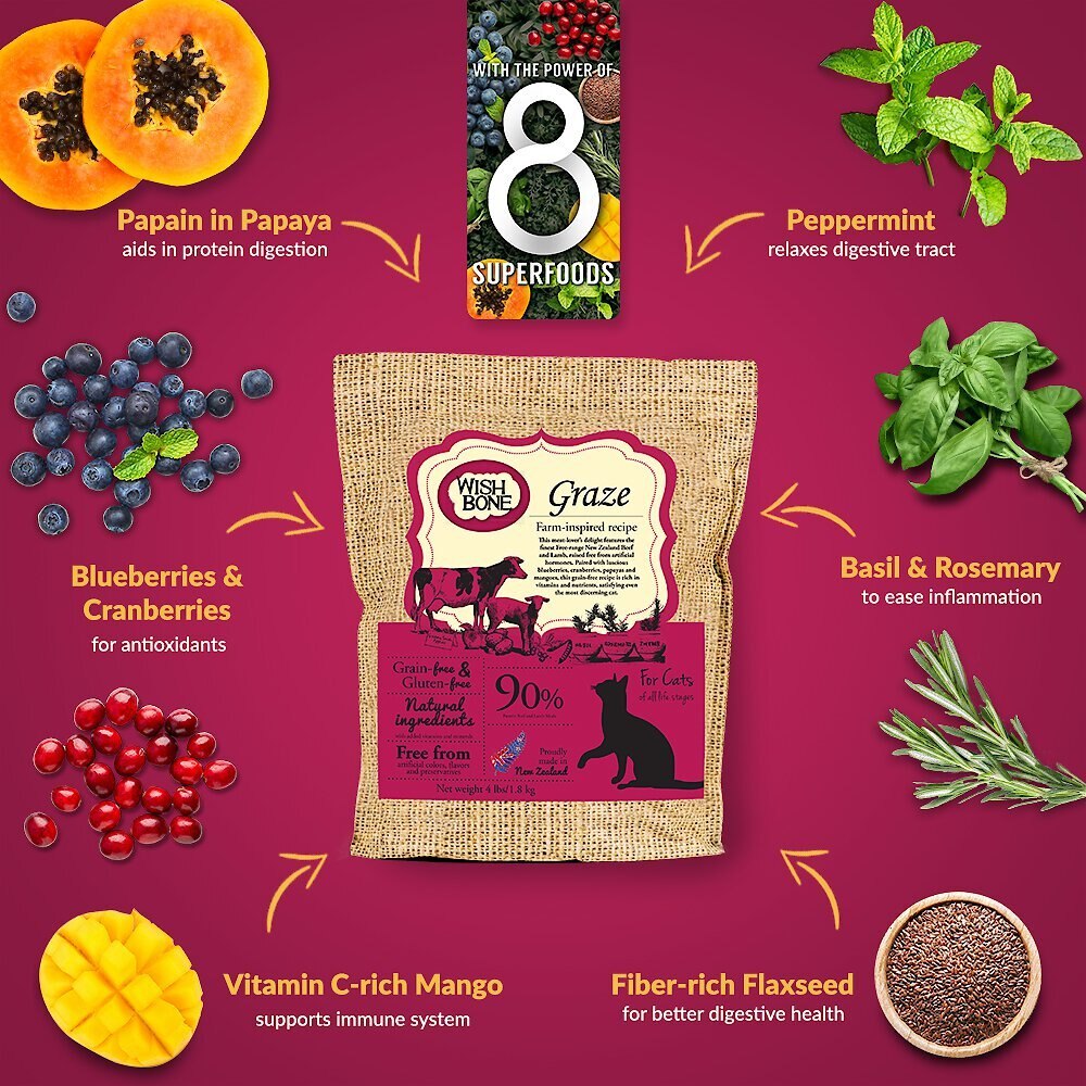 Wishbone Graze Grain-Free Dry Cat Food