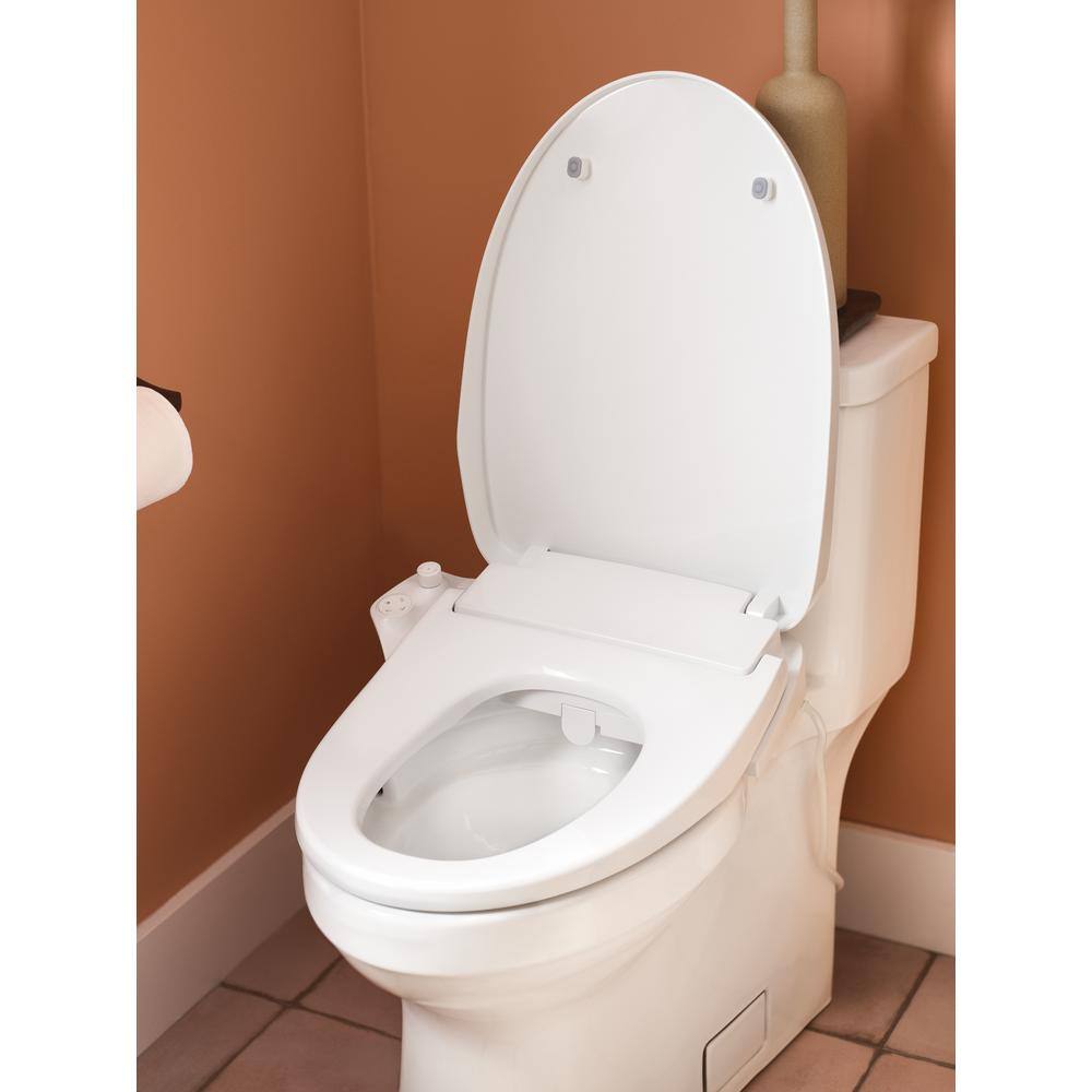 MOEN 3-Series Electric Bidet Seat for Elongated Toilets in White EB1000