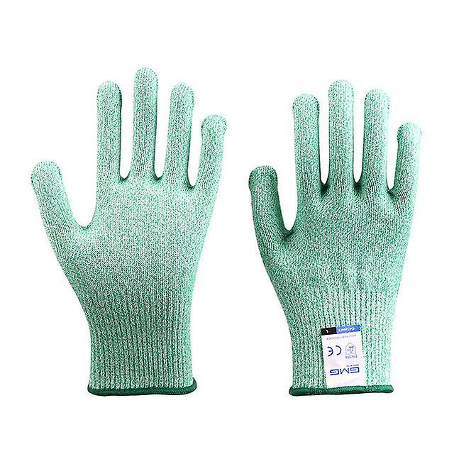 Gmg Anti-cut Fishing Gloves， Non-slip Hppe En388 Ansi Level 5 Safety Work Gloves Cut Resistant Kitchen Garden Gloves W12691454