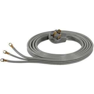 CERTIFIED APPLIANCE ACCESSORIES 10 ft. 103 3-Wire Closed-Eyelet 30-Amp Dryer Cord 90-1028