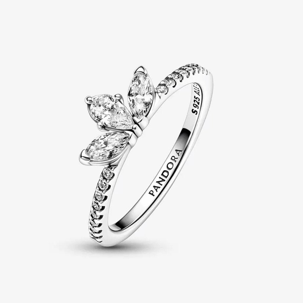 PANDORA  Sparkling Herbarium Cluster Ring