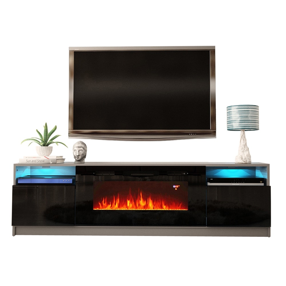 Strick   Bolton Amsden Electric Fireplace TV Stand