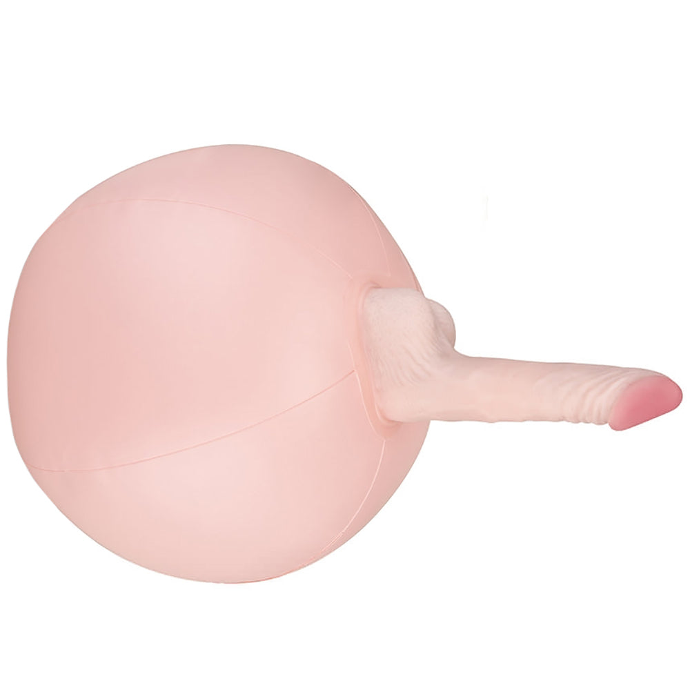 Inflatable Sex Ball with Realistic Vibe