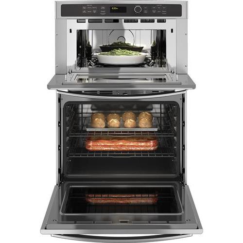 GE 30-inch, 5 cu. ft. Built-in Combination Wall Oven JT3800SHSS