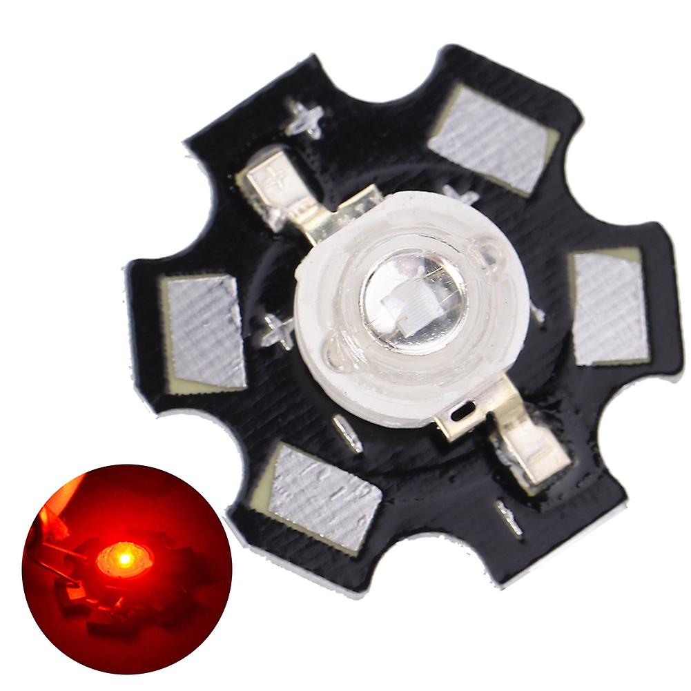 3W High Power LED Lamp Beads Emitter Diode Chips for DIY Lighting Fixtures Red