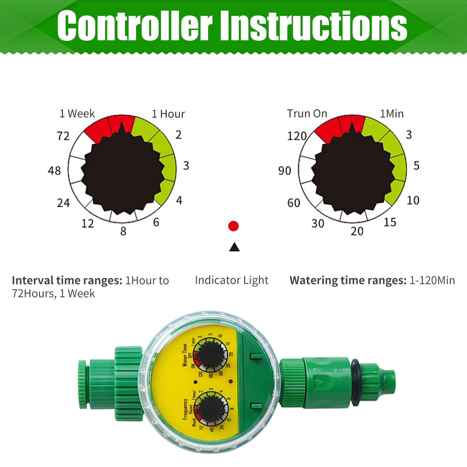 Irrigation Water Timer Controller Garden Electronic Programmable Automatic Watering Timer Waterproof Water To Hose Timer for Outdoor Parterre