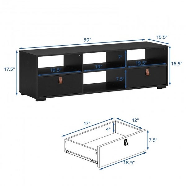 TV Stand Entertainment Media Center Console for TV's up to 60