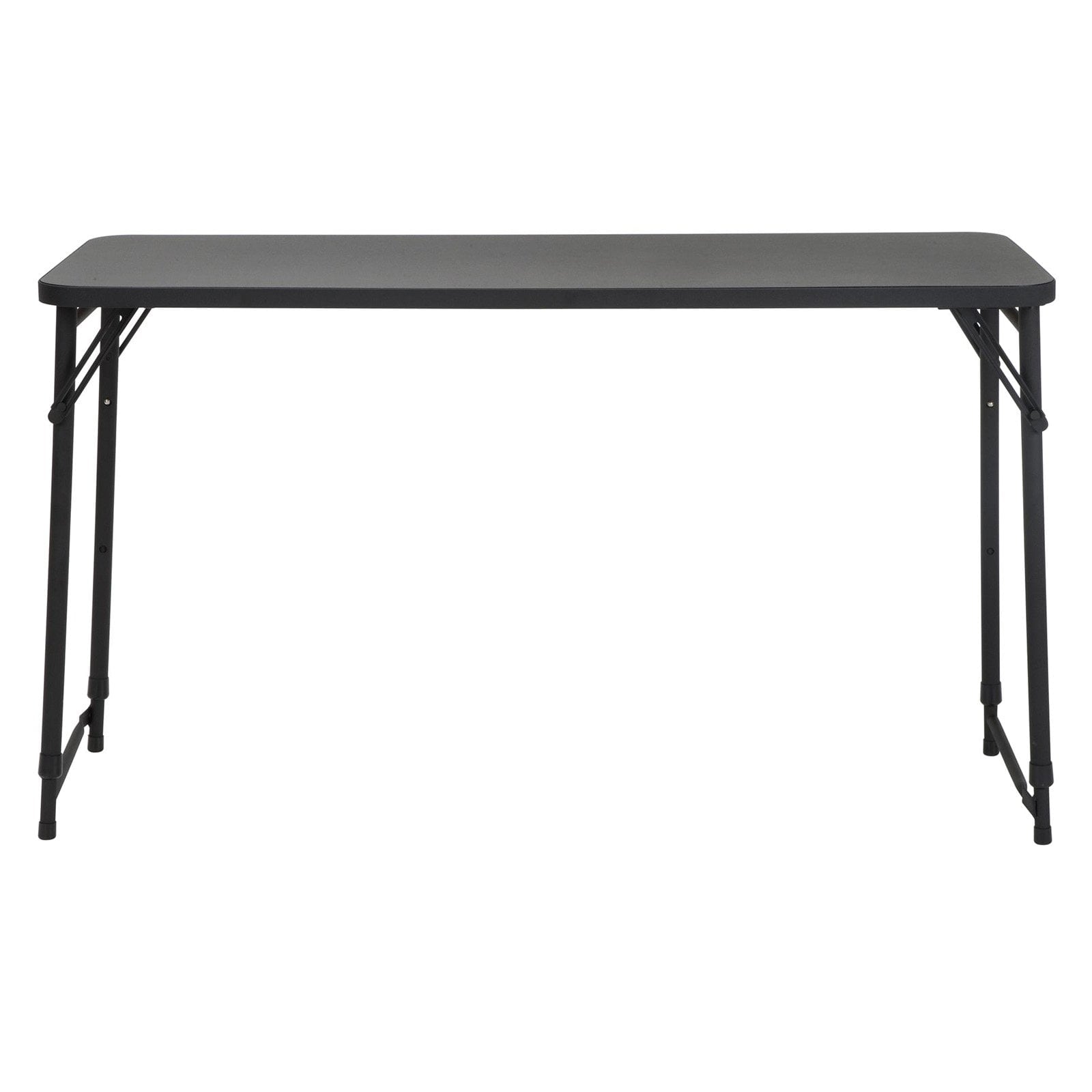 20” x 48” Adjustable Height PVC Top Table, Black