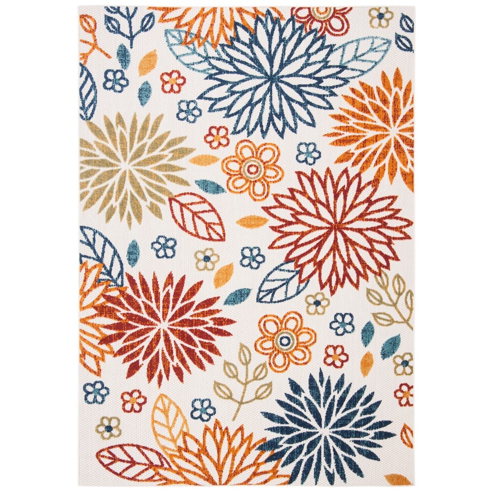 SAFAVIEH Cabana Lyla Indoor/ Outdoor Waterproof Patio Floral Rug