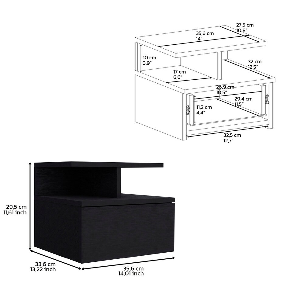 Seward Floating Nightstand