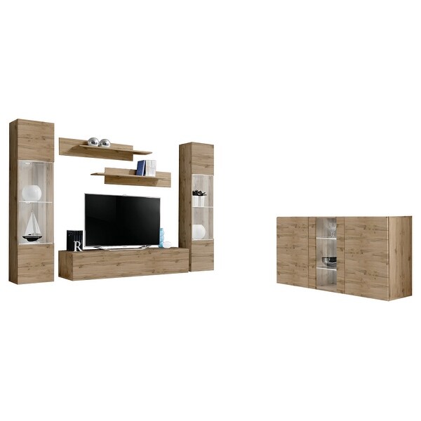 Fly SBI-A3 Wall Mounted Floating Modern Entertainment Center