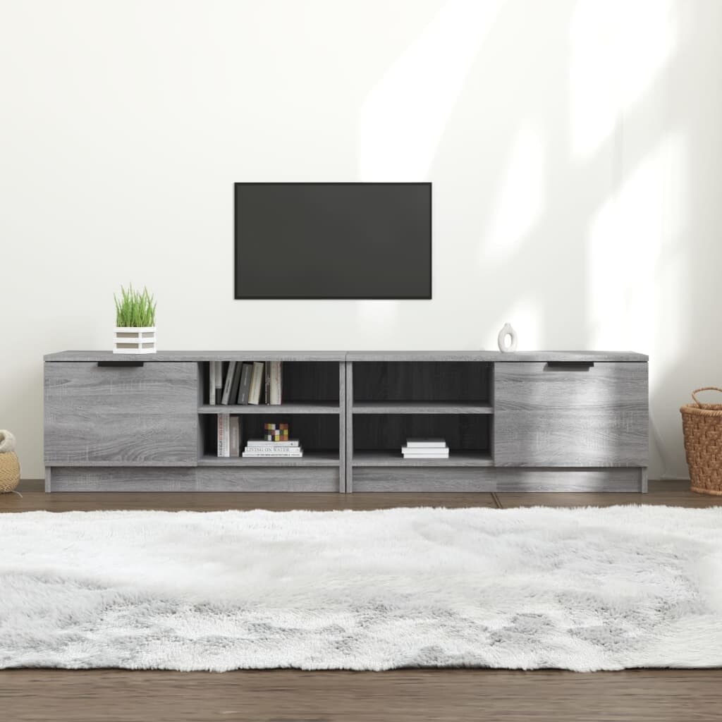 TV Cabinets 2 pcs Gray Sonoma 31.5