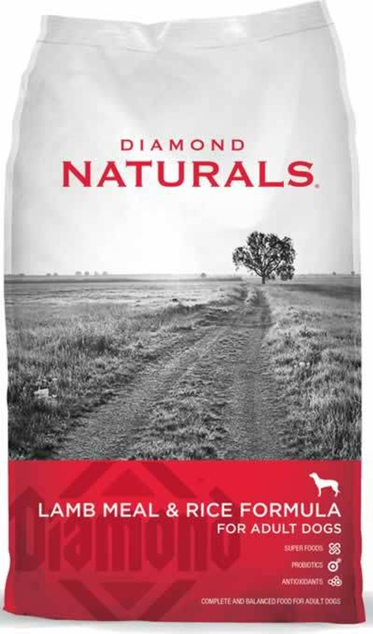 Diamond Naturals Lamb Meal and Rice Adult Dog Food， 40 Pounds