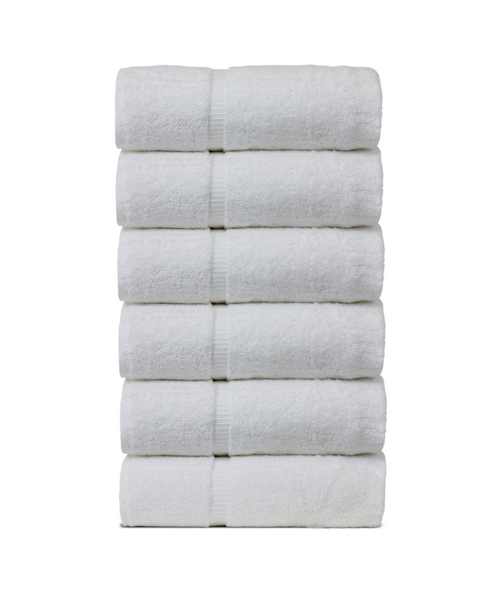 BC Bare Cotton Luxury Hotel Spa Towel Turkish Cotton Hand Towels Set of 6