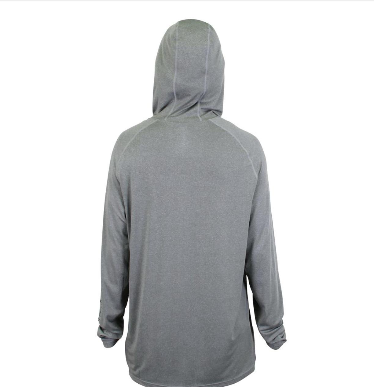 Aftco Samurai Sun Protection Hoodie - Steel Heather