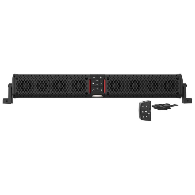 Wet Sounds Stealth Xt Soundbar All in one Ip67 Weatherproof 300 watt Amplified Bluetooth Soundbar With Remote Black