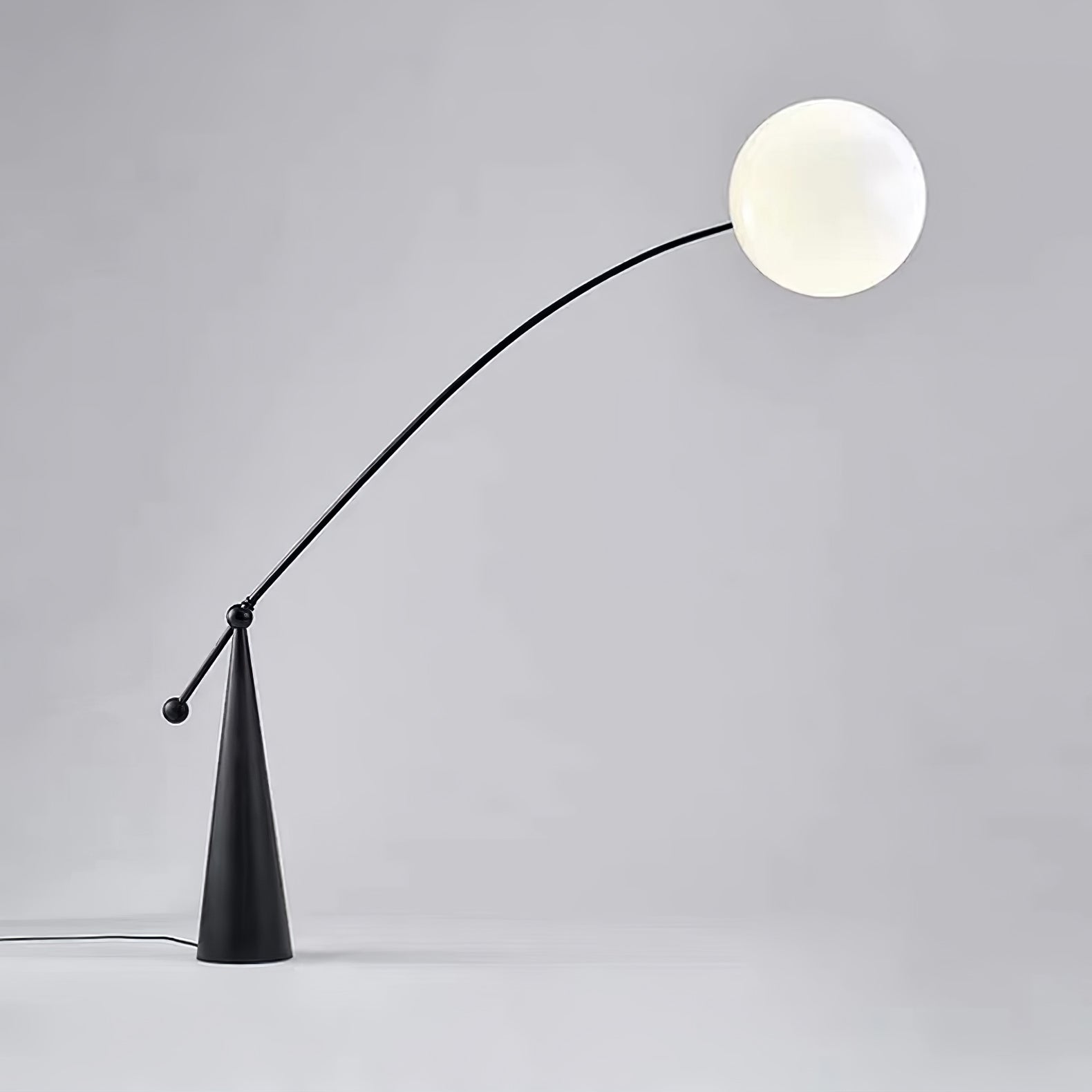 Opal Arc Floor Lamp