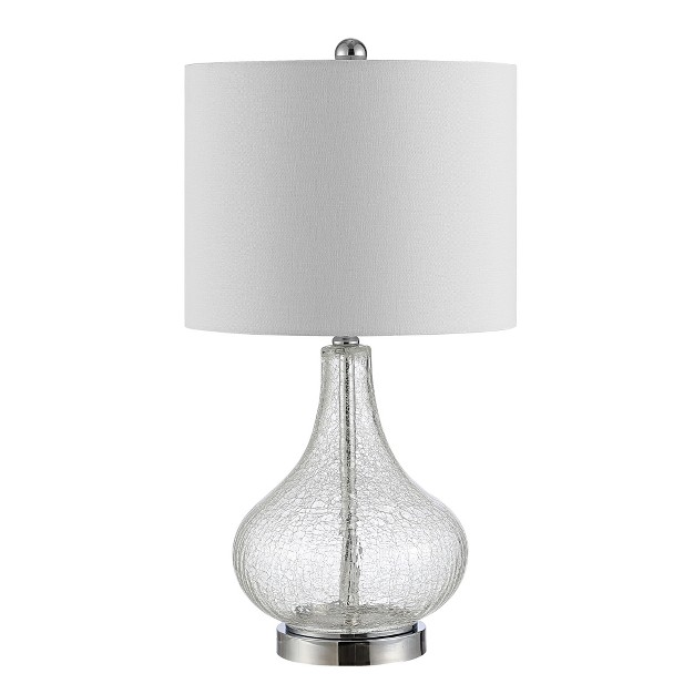 Brooks Glass Table Lamp Clear Safavieh