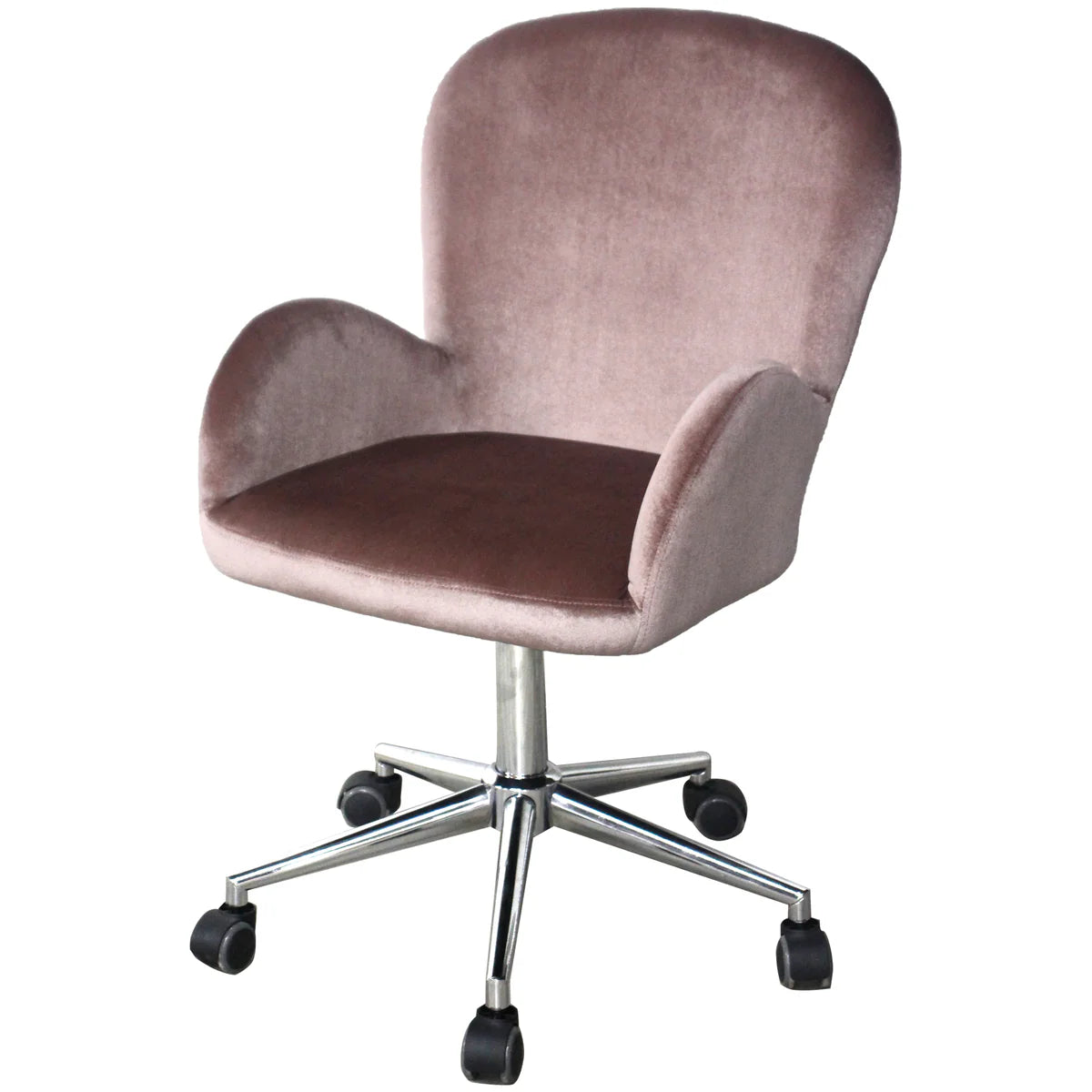 IVFC-IPS223-WHTV | Colette Swivel Vanity Chair