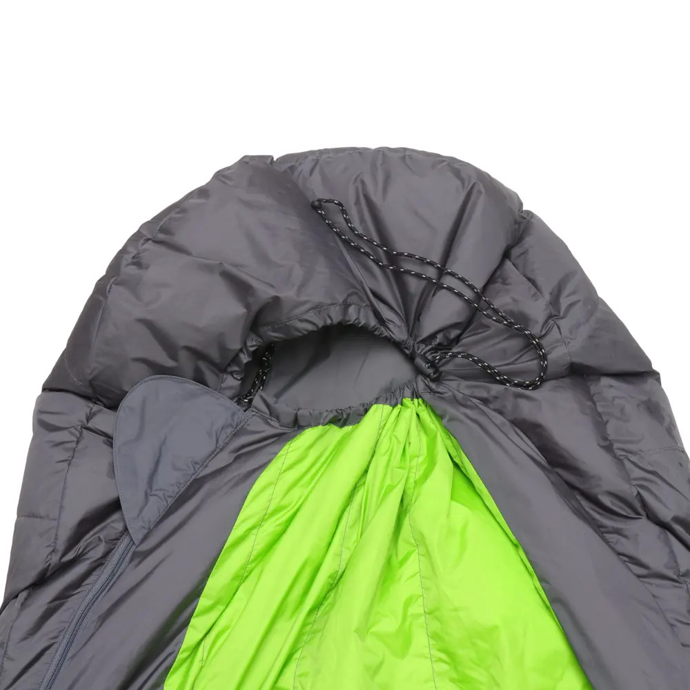 Professional Manufacturer Hollow fiber lightweight sleeping bag camping hiking mummy sleeping bag for Cold Weather