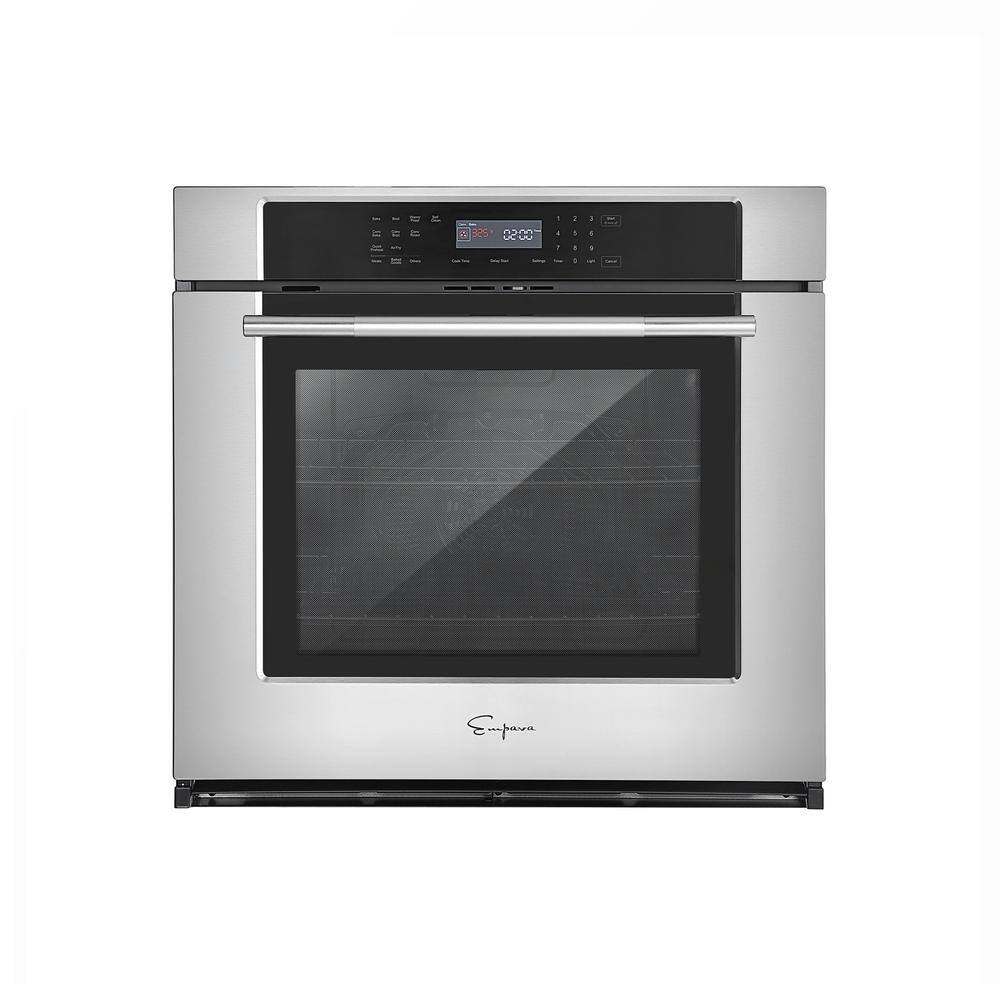 Empava 30 in. Electric Single Wall Oven Air Fryer with Convection Self-Cleaning in Stainless Steel EMPV-30WO04