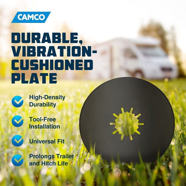 Bilingual Plastic Lube Plate Rv 5th Wheel Trailer Accessory For Friction wear Reduction No Drilling Required For Easy Installation