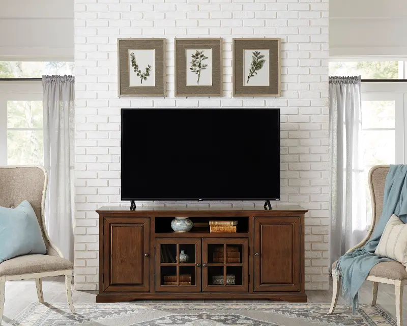 Hamilton Cherry 74 TV Stand