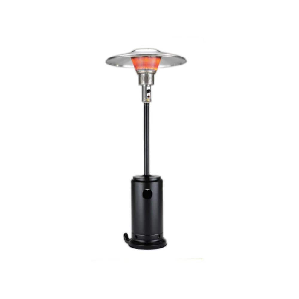 Hiland 40,000 BTU Commerical Black Propane Patio Heater BURN-2400-BLK