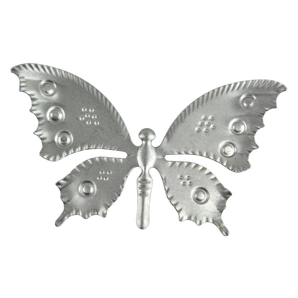 arteferro 2-916 in. x 4-516 in. and 0.0197 in. Stamped Raw Steel Small Butterfly 1379