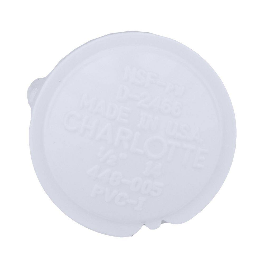 Charlotte Pipe 12 in. PVC FPT Schedule 40 Pressure Cap PVC021170800HD