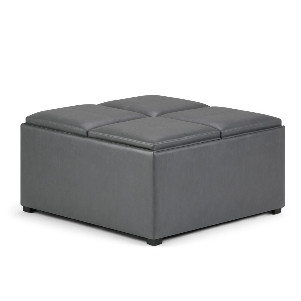 WYNDENHALL Franklin Wide Contemporary Table Ottoman