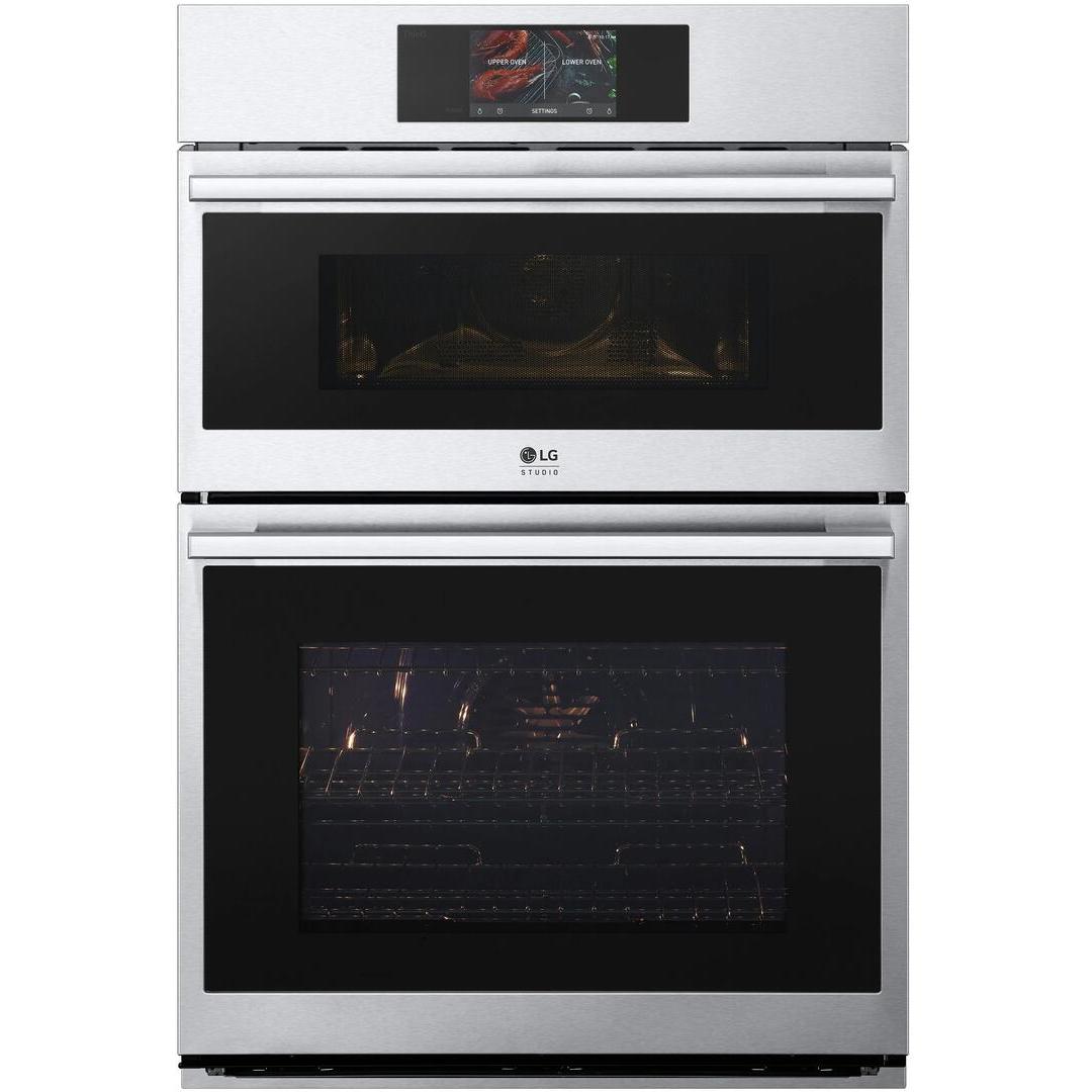 LG 30-inch, 6.4 cu.ft. Built-in Combination Oven with True Convection Technology WCES6428F