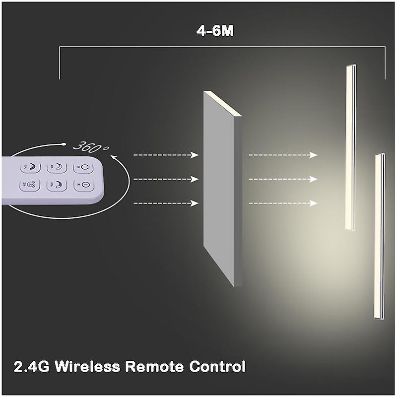 12cm 24cm 44cm Led Under Cabinet Light Remote Controller Aluminum Closet Light Wireless Dimming Night Light Kitchen Lights