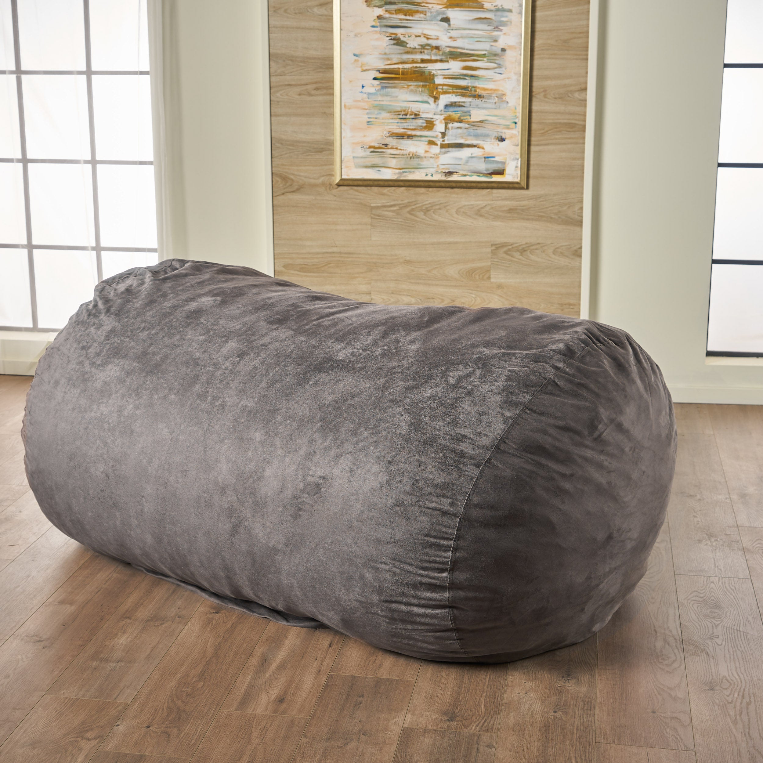 Brynnli Traditional 6.5 Foot Suede Bean Bag (Cover Only)