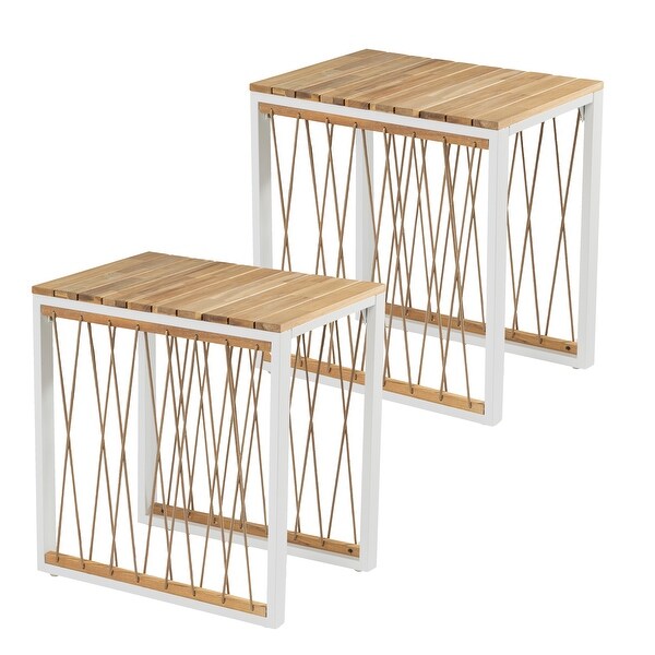 Wilsey Outdoor End Table Set