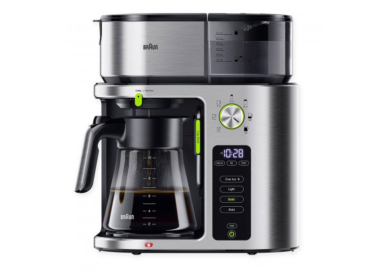 Braun MultiServe 10-Cup Stainless Steel Coffee Maker