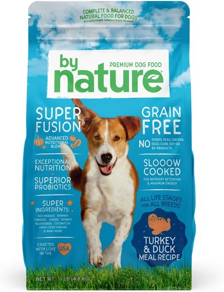 By Nature Pet Foods Grain-Free Turkey and Duck Meal Recipe Dry Dog Food