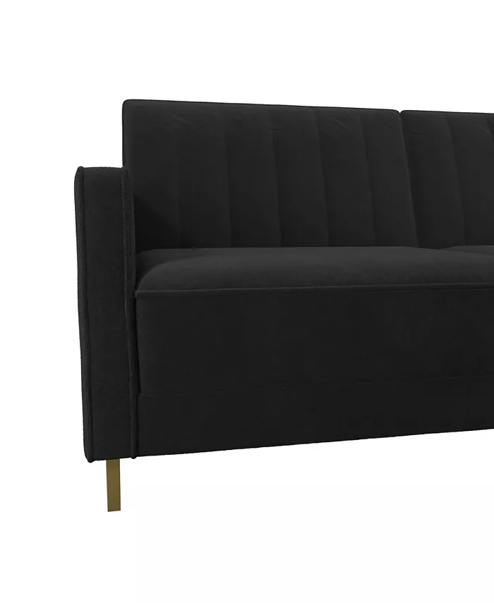 Novogratz Collection Novogratz Skylar Coil Futon Modern Sofa Bed and Couch