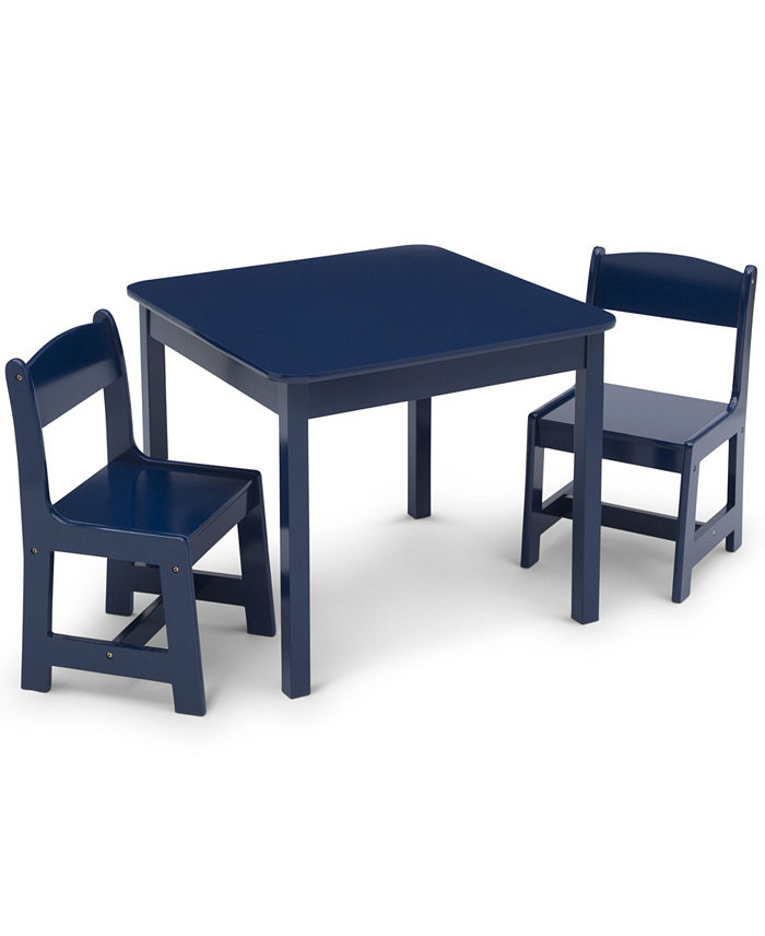 Delta Children Mysize Wood Table and Chairs Set  3 Piece