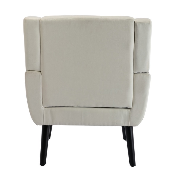 Modern Soft Linen Material Ergonomics Accent Chair Living Room Chair Bedroom Chair Home Chair