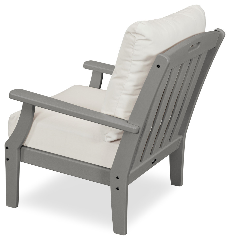 Trex Outdoor Yacht Club Deep Seating Chair   Transitional   Outdoor Lounge Chairs   by POLYWOOD  Houzz