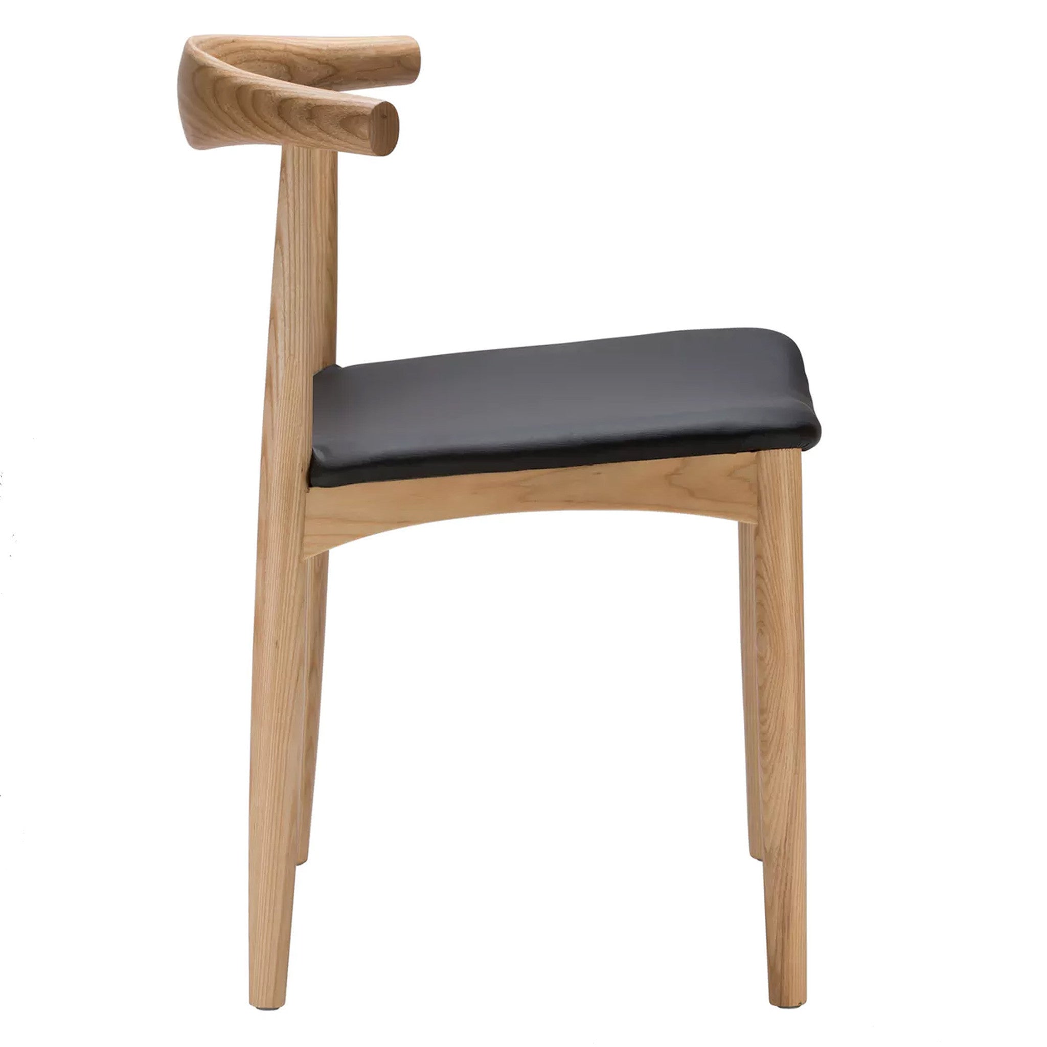 Dining Chair Solid Ash Wood And Genuine Leather Ws-021-N