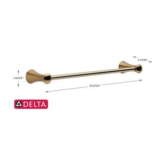 Delta Lahara 18 in. Towel Bar in Champagne Bronze 73818-CZ