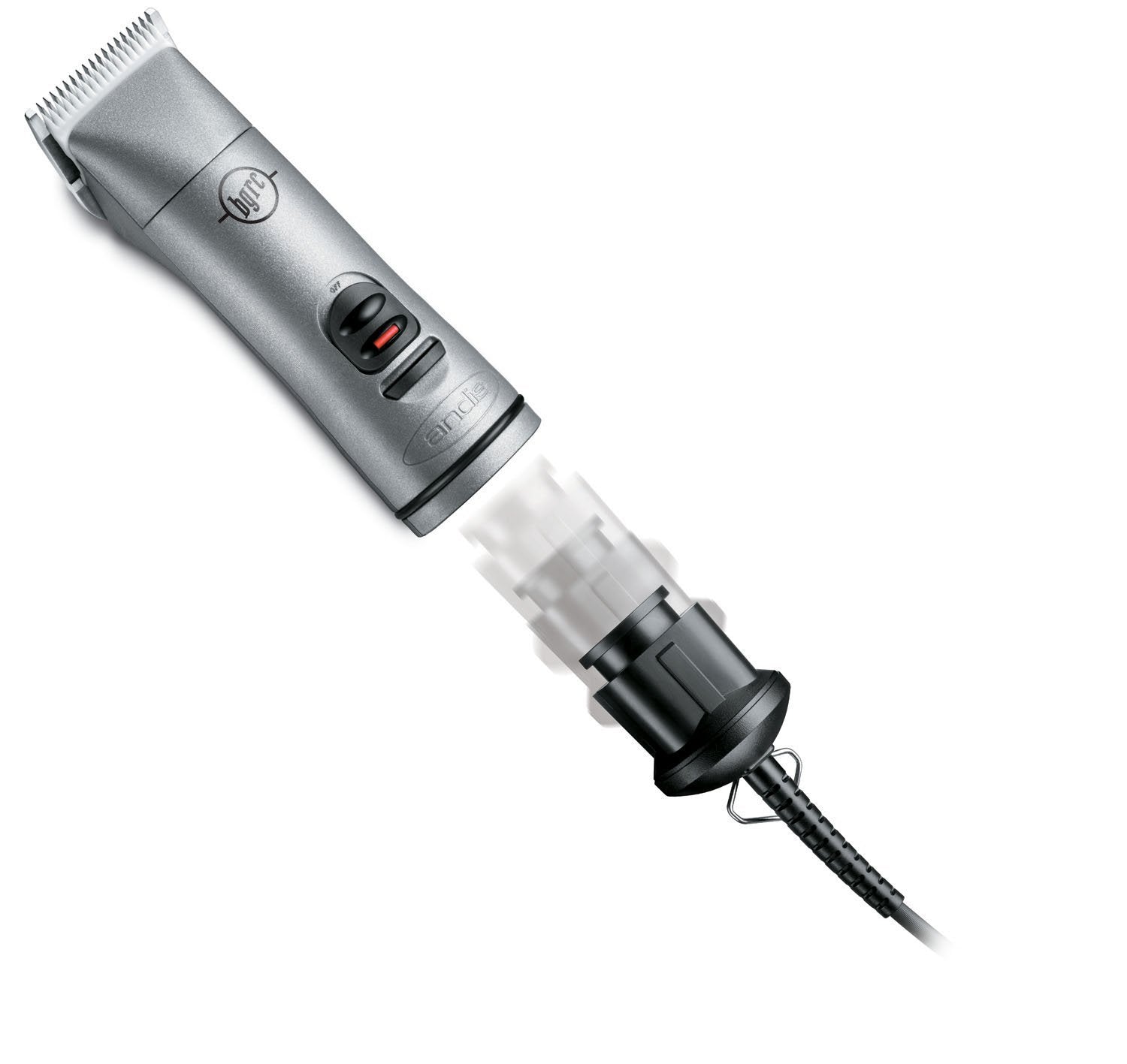 63965 Ceramic BGRC Hair Clipper with Detachable Blade, Silver