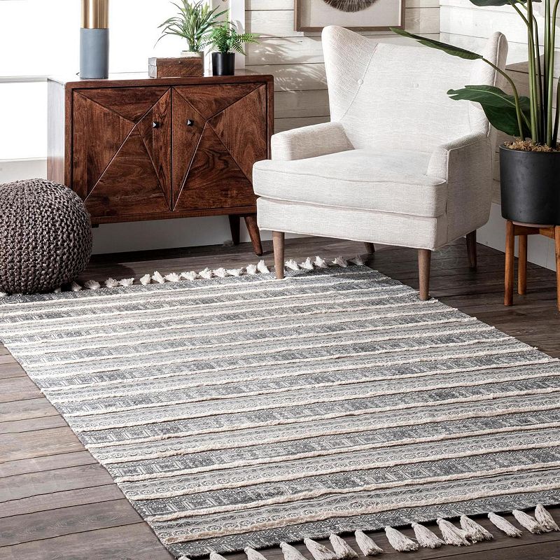 nuLOOM Rasmus Greek Stripes Area Rug