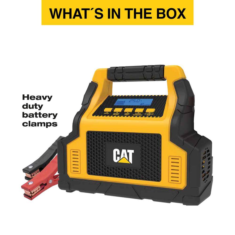 Caterpillar Professional 100 Amp Battery Charger  3 Amp Maintainer CBC100E