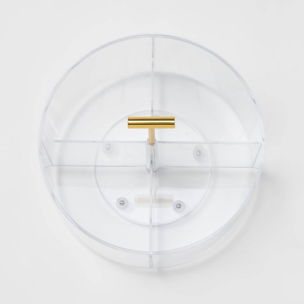 Acrylic Round Desktop Organizer